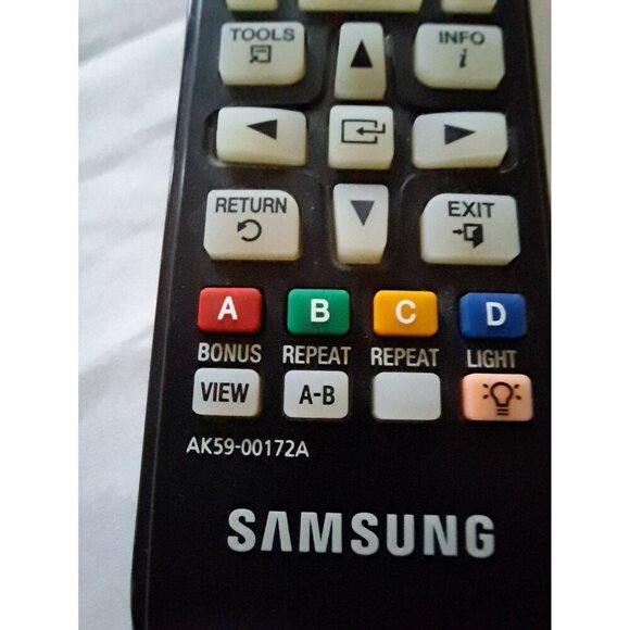 Samsung AK59-00172A Black TV Remote Control Battery Operated Rectangular - Picture 2 of 4